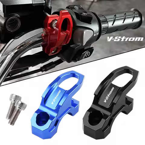 Motorcycle Brake Master Cylinder Bracket Bag Luggage Clamp Holder Helmet Hook For SUZUKI Vstrom DL 2