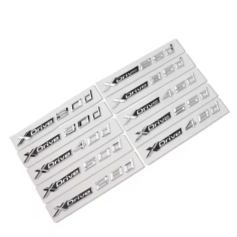 Car Trunk Stickers For BMW X1 E87 F48 X3 F25 E83 X4 X5 E70 F15 X6 E71 F16 X7 XDrive 18d 20d 30d 40d 