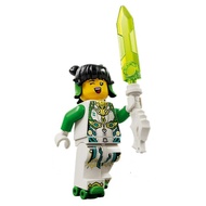 LEGO MK165 Monkie Kid 80057 : Mei Minifigure - Dragon Armor Suit, Bright Green Roller Skates