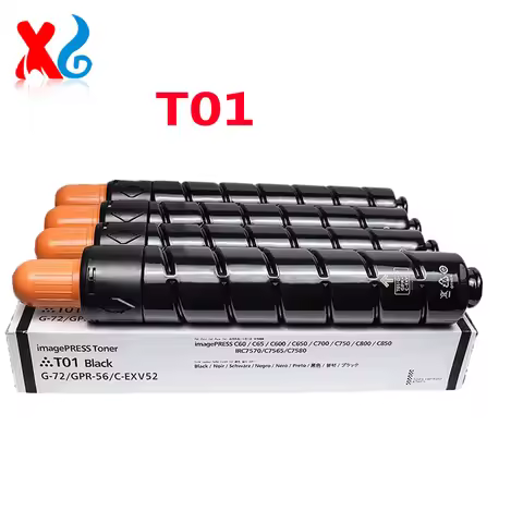T01 High Capacity 60K 45K Toner Cartridge For Canon C60 C65 C600 C650 C700 C750 C800 C850 IRC7570 C7