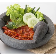 HOT ITEM Tilting stone Mortar / Stone Mortar & pestle / Friction Mortar and pestle / Lava Gunung Mor