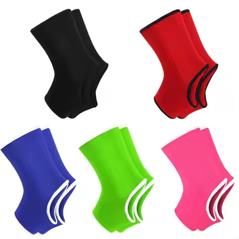 T4MF 1 Pair Comfortable Ankle Wrap Ankle Guard, High Elasticity Boxing Ankle Brace Ankle Support for