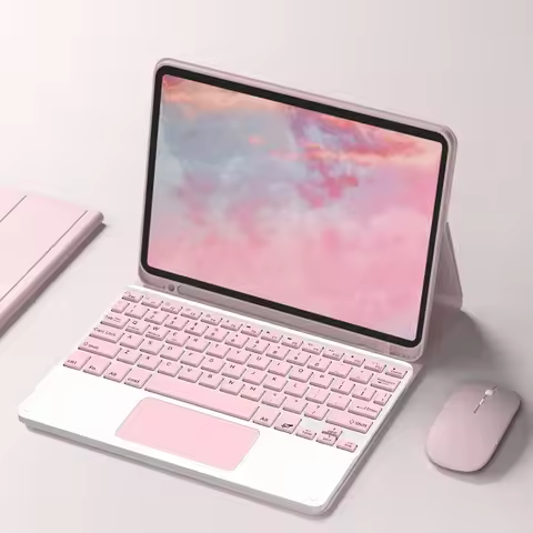 For iPad 2024 Air 11 inch Case with Bluetooth Keyboard Cover for New iPad Air 11 2025 Magic Keyboard