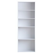 TZUMii經典大容量五層櫃/書櫃/收納櫃/展示櫃-三色可選/ 白色
