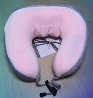 U-SHAPED massage pillow 按摩u型枕 電動按摩枕-粉色
