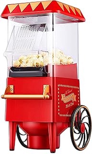 Party Maker - Popcorn Makers| Cotton Candy Maker| Cotton Candy Machine Set| Chocolate Fondue| Chocolate Fountain| Melting Pot (Red Retro Popcorn Maker X1)