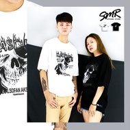 Short T-Cut Skull Trendy T-Trendy Easy Match Couple Style < 9991T031 > Total 2 Colors {SMR}