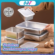 -Defective product-Food Container Stainless Steel Vegetable Container Food Box Stainless Steel 304 F