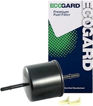 ECOGARD XF64711 Premium Fuel Filter Fits Ford F-150 4.6L 1997-1998, F-150 5.0L 1992-1996, F-250 Supe