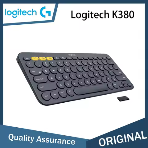 Logitech K380 Bluetooth Keyboard – Compatible with Windows Mac Chrome OS Android iPhone Supports Flo