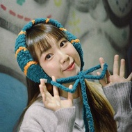 【Fluffy連帽圍巾】冬季保暖針織頭套圍巾