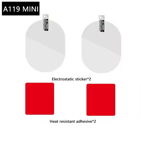 For VIOFO A119 mini Film and Static Stickers Suitable for VIOFO A119 mini Double Adhesive Sticker Pa