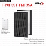 Panasonic PXF35 PMF35A F-ZXFD35X F-ZXFD35X Compatible HEPA & Carbon Filter - Hepalife