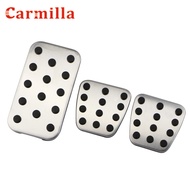 Carmilla Stainless Steel Car Pedal Cover AT MT Car Pedals Fit for Honda CRV CR-V 2017 2018 for Civic 2016 2017 2018 Accessories