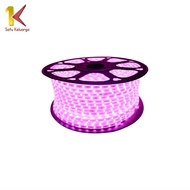 Satu Keluarga Lampu LED Strip Selang 5050 UK 10M 220V Fleksibel Waterproof C883 Lampu Neon Hias Warn
