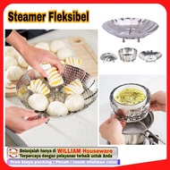 26cm Flexible Flower Steamer Stainless Flexible Steamer Multipurpose Steamer