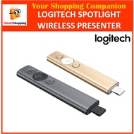 (Original) Logitech Spotlight Wireless Presenter Slate/ Gold (1Y) - laser pointer great for presenta