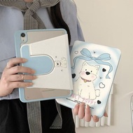 Cartoon Cartoon Puppy iPad Air 4/5/6/7 Protective Case Pro 2024 Rotating Acrylic 9th Generation Appl