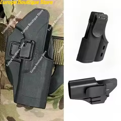 Quick Release Pistol Holster for G18 Hunting Gun Holster Waist Carry Tactical Outdoor Equipment Plas