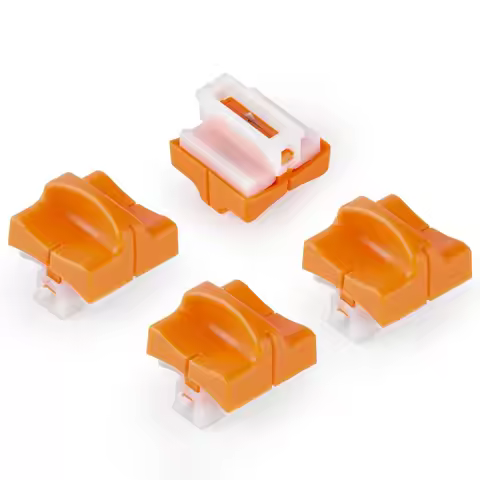 4-piece paper cutter replacement blade pack, sliding replacement blade, suitable for cutting coupons