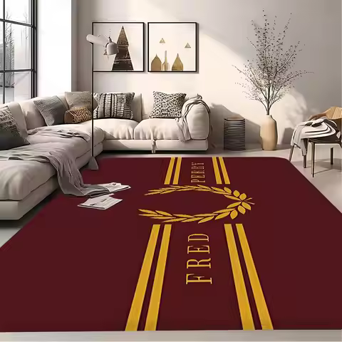 FRED PERRY 2024 Floor Mat Cheaper Anti-slip Modern Living Room Balcony Printed Bedside Mats