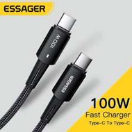 Essager USB C Cable 100W PD QC 4.0 3.0 USB Type C Cable Fast Charging Cable Type C For Pro Charge Ca