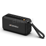 SANSUI F30 Portable Wireless bluetooth Speaker Bass Diaphragm RGB Light 34H Playback Support TF Card