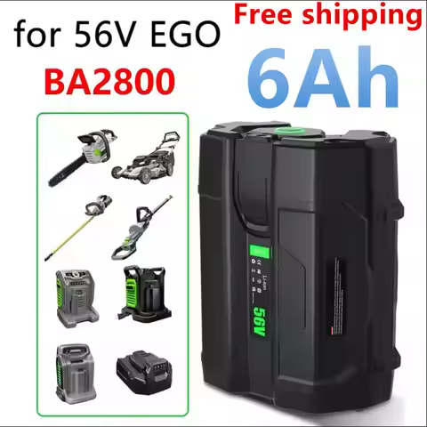 EGO BA2800 Replacement Battery 56V 6000mAh Li-Ion For BA4200 BA1400 BA5600T BA2240