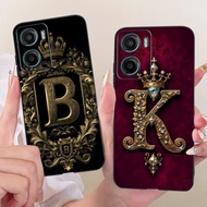 For Motorola Moto G05 Casing Retro Crown Letters Soft Black Silicone TPU Phone Case For Motorola Mot