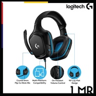 LOGITECH G431 7.1 SURROUND SOUND Gaming Headset Headphone (Black/White)