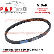 Aircond Alternator Power Steering Belt For Perodua Viva 660 850 Myvi 1.0