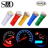 S&D T5 74 White 1 SMD 5050 Dashboard Wedge LED Light Bulb Lamp led car bulbs interior Lights reading