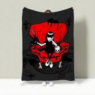 Character E-Emily the Strange Throw Lightweight  Flannel Blanket Soft Skin-friendly for Summer Cooli