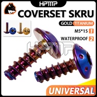 [1 BIJI] BODY COVERSET SCREW SKRU ALL MOTOR Y15ZR LC135 SRL115 NVX155 NMAX 155 SRL Y125Z TRADE KASAR