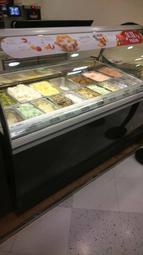 2二手 oscartielle義大利大理石義式冰淇淋櫃 冰櫃展示櫃/冷凍冰淇淋展示櫃 / 冰淇淋展示櫥 / 吧台冷凍展示