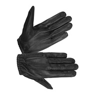 Hugger Men's Police Unlined Water Resistance Leather Driving or Pat Down Glove