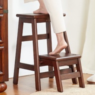 Ladder Chair Household Thickened Stairs Dual-Use Herringbone Ladder Stool Small Ladder Solid Wood Cl
