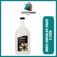 [2L] DAVINCI GOURMET WHITE CHOCOLATE SAUCE | SOS COKLAT PUTIH | DRIZZLE SAUCE