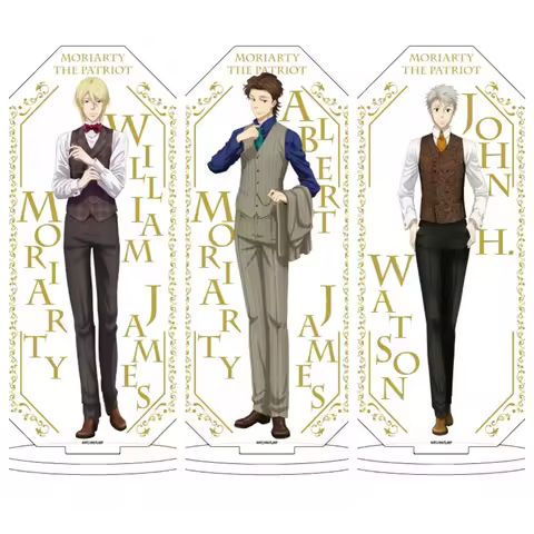 15CM Charm Anime MORIARTY THE PATRIOT Acrylic Stand Model Cosplay Characters Ornament Accessories Go
