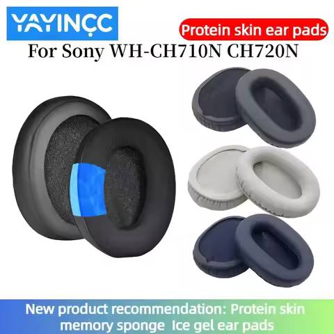 YAYINCC Replacement Soft Form Ice gel ear pads Earpad High Quality Foam Ear Pads Cushions for Sony W