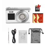 Sprcsg Digital Camera 60MP 4K Video 2.88in IPS Screen 16X Zoom Intelligent Autofocus