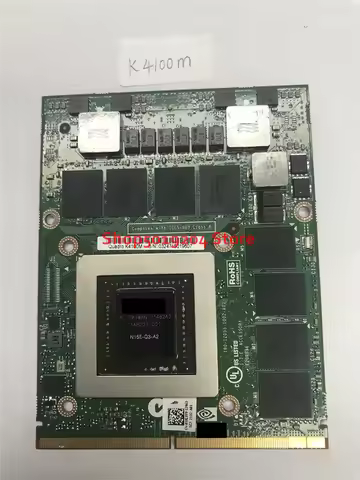 N15E-Q3-A2 Original K4100M K 4100M K4100 4G VGA Graphic Card For DELL M6700 M6800 HP 8770W ZBOOK15 G