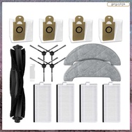 [L E U R] For  L11 Pro,  Q6 Pro,  L6 Pro,  T10+, Arnagar S8 Pro Parts Main Side Brush Filter Mop