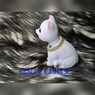 Boneka Dashbord / Boneka Pajangan Mobil Motif Anak Kucing Putih Cute