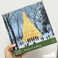 Galison Puzzle 500 Piece Puzzle Christmas Toys Christmas Gift Edition Puzzle Imported Christmas 25.1