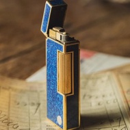 英國Dunhill深藍七寶燒漆面打火機