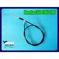 HONDA C50 C65 C90 -- FRONT BRAKE CABLE (117 cm) // Line (Black) (Length 117 cm.)