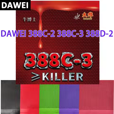 DAWEI 388C-2 388C-3 388D-2 OX Table Tennis Rubber Long Pips Short Pips Mediun Particle Table Tennis 