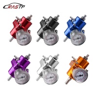 RASTP-High Quality 0-140 PSI Adjustable Fuel Pressure Regulator/FPR Gauge For BMW E39 5 Series Facel