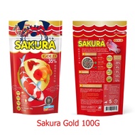 SAKURA Gold 100กรัม อาหารปลาซากุระ โกลด์